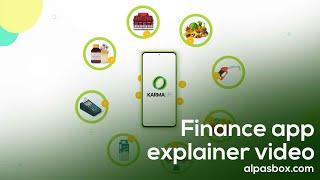 finance app explainer video by Alpasbox (Animated explainer video 2021)