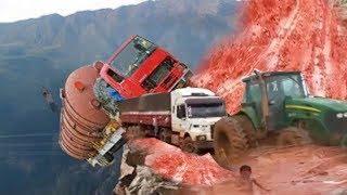 Amazing Trucks Driving Skills Trucks Heavy Equipment Fails  Win & Operator Extreme Skill