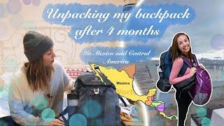 Unpacking my 40L backpack after 4 months | What I regret bringing & what I wish I’d brought 