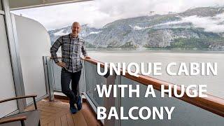 Holland America Nieuw Amsterdam Balcony Cabin Tour (Accessible 6049)