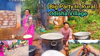 Big Party In Rural Village | Chicken Rice Party | Village Style Cooking And Eating