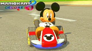 Mario Kart 8 Mickey Mouse New Character | 150cc Gameplay (Shell Cup, Banana Cup & Leaf Cup)