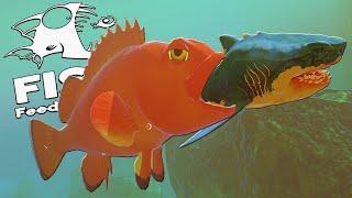 Прохождение игры fish feed and grow за карсную рыбку и большую белую акулу