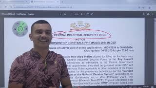 CISF Constable Notification Full Details !! Watch Full Video  Don't miss this chance..