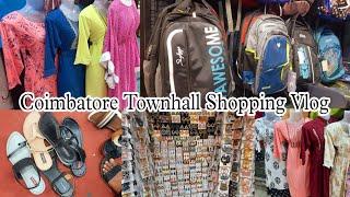 Coimbatore Townhall Shopping Vlog | Dailywear Dress Collection| Bags,Footwear & Earrings Shopping