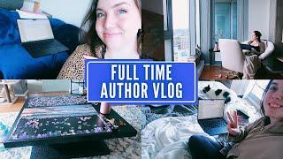 my work week as a full time author // vlog