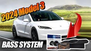 2024 Tesla Model 3 Bass Package System Upgrade, all trims, RWD, Long Range and Performance models.