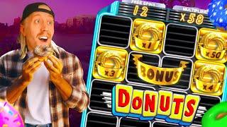 WE GOT THE 50X DONUT!! - EPIC SLOT WIN!!