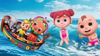 kids Song Row Row Your Boat | nursery rhymes and kids songs | 0168 | Coco Finger Rhymes