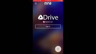 How to connect Google Drive to Rave app?
