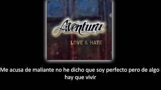 Aventura - La Guerra (lyric - letra)
