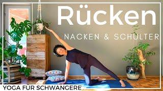 Yoga für Schwangere| Rücken/Schulter/Nacken| 2. und 3.Trimester| Anfänger und Geübte|~20 min