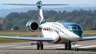 Brand-New: Gulfstream G700 Powerful Take-Off in Bern, Switzerland!