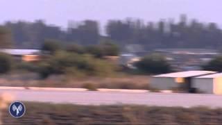 עמוד ענן: מטוסי קרב ממריאים מבסיס רמת דוד