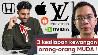 3 kesilapan KEWANGAN orang-orang muda..