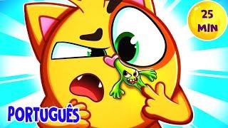 Por que tem meleca no meu nariz | Canções infantis divertidas.  Por Baby Zoo Português