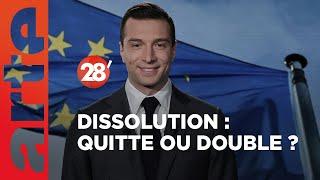 Macron dissout l’Assemblée : un quitte ou double ? - 28 Minutes - ARTE
