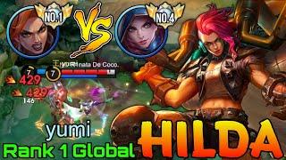 No.1 Hilda VS No.4 Natalia! - Top 1 Global Hilda by yumi - Mobile Legends