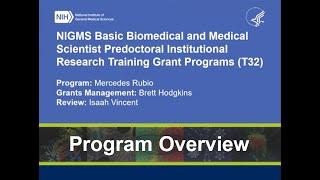 BBM and MSTP T32 Program Overview 2023 - Part 1