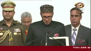 Omar Abdullah takes oath as the Chief Minister of Jammu and Kashmir