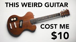 This weird guitar cost me $10 (FREE SAMPLES)