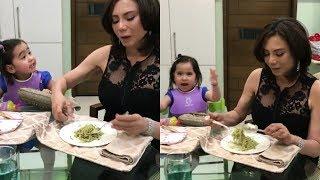 Scarlet Snow Belo Dinner With MOMMY!