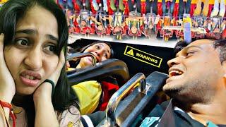 WE EXPERIENCED THE DEADLIEST RIDE IN KOLKATA | DURGAPUJA2k24 | ARUNVANSHIKA
