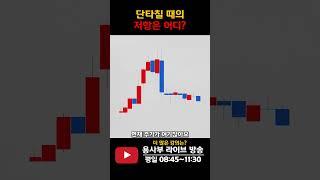 단타로 주식투자할 때 저항으로 볼 수 있는 것들 #주식단테 #단타매매 #캔들 #주식차트