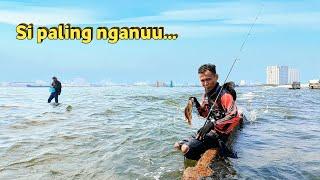 ngga biasanya air setinggi ini | mancing ikan muara baru terbaru