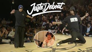 REACTING to LARRY (Les Twins) vs D SORAKI || Juste Debout Gold 2023 SEMIFINAL