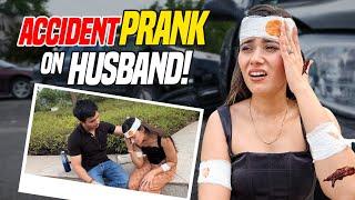 Accident Prank on Husband  | He got too scared  @tanshivlogs