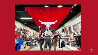 P3 Indoor LED Screen at Under Armour Mid Valley KL | LED Display Malaysia