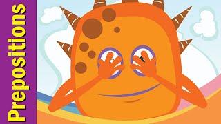 Peekaboo! Prepositions Song for Kids | By & Between | Fun Kids English
