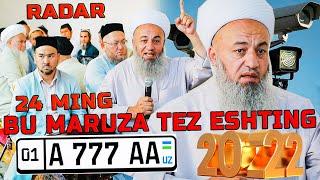 Solihon domla Eng zo'r maruza #2024  tezda eshting 777 Radar