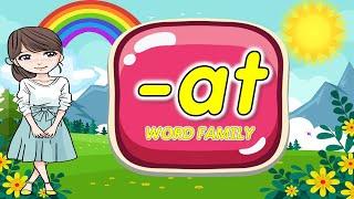 -at Word Family With Sentences- Preschool English Lesson