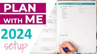 Plan with Me - 2024 Planner Setup ft. Clever Fox Planner PRO 2nd Edition