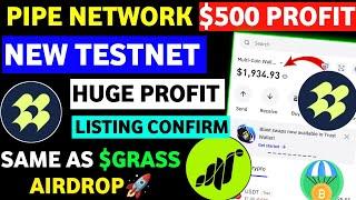 Pipe Network Withdrawal | New Testnet Airdrop | Telegram Airdrops 2024 | New Crypto Airdrop