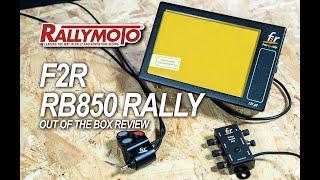 RallyMoto's First Look at the the latest F2R RB850 Rally Roadbook Holder