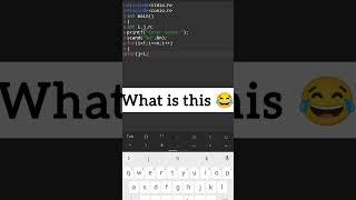 funny program with c language | for loop program #shorts #programming#coding#clanguage#cprogramming