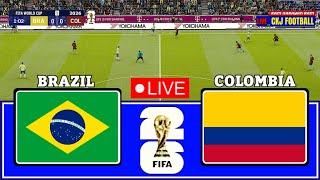 LiveBrazil vs Colombia | FIFA World Cup Final football match live Today | Pes 21 #brazilvscolombia