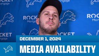 Detroit Lions players meet with the media | December 1, 2024