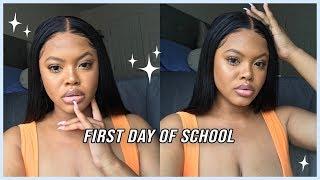 GRWM First Day Back To School ft. UNice Hair | Naturally Sunny