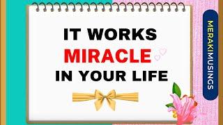 This is the Greatest Miracle!  Motivation || MerakiMusings