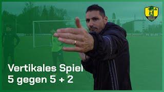 Vertical play: 5v5 + 2 | Football training | coachbetter x FC Mutschellen