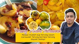 Resepi Sup Terung Asam Sarawak, Terung Borneo / Terung Dayak! Sedap betul, Simple dan mudah sangat