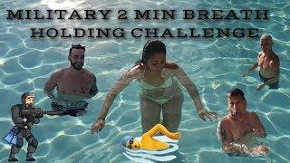 WE ATTEMPTED THE MILITARY 2 MIN  BREATH HOLDING CHALLENGE