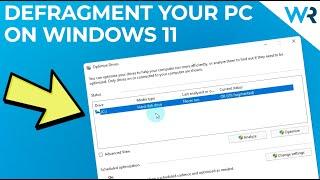 How to defragment drives in Windows 11