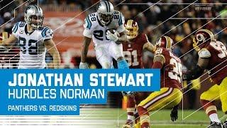 Jonathan Stewart Hurdles Josh Norman! | Panthers vs. Redskins | NFL Week 15 Highlights