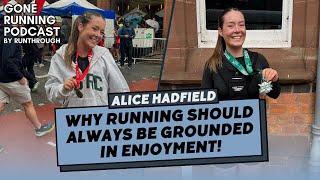 How to let go of JUDGMENT and GROUND running in ENJOYMENT! W/ Alice Hadfield (AKA @alicejessicafit)