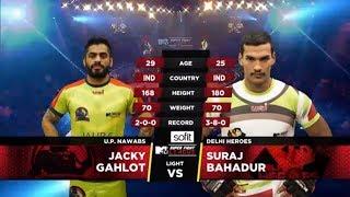 U.P. Nawabs Vs Delhi Heroes  | MTV Super Fight League | Jacky Gahlot Vs Suraj Bahadur | SFL